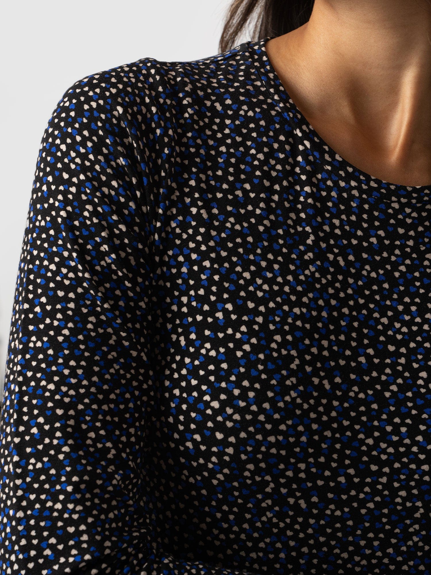 Greenwich Dress Long Sleeve - Hearts